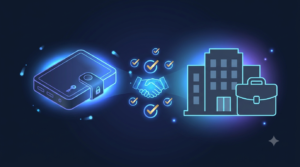 "Best crypto wallets for business transactions — company wallet with multi-sig approval icon"