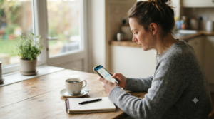 "What is a good credit score — checking score summary on a banking app"